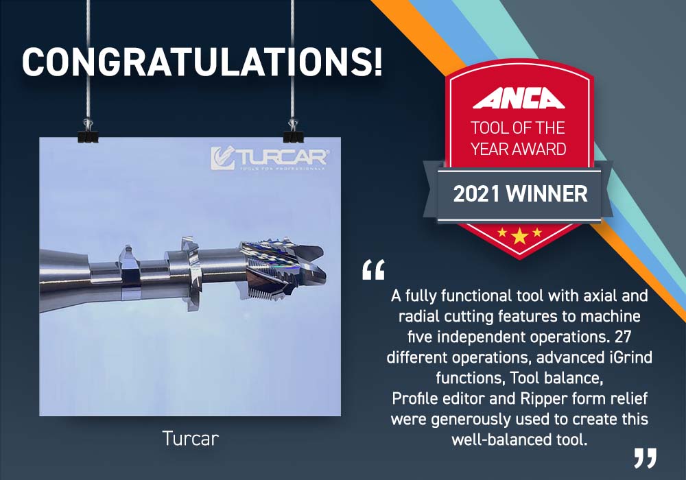 ANCA Tool of the Year 2021 winner: TURCAR physical tool