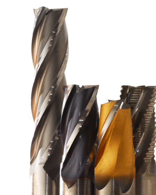 Reground end mills